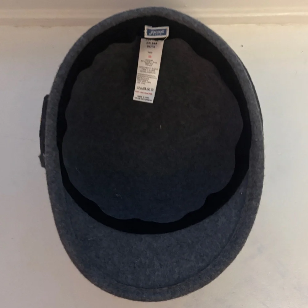 Jacadi Dark Gray Felt Hat with Brim